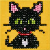 Charger l&#39;image dans la galerie, Kit complet broderie diamant Le petit chat avec livret
