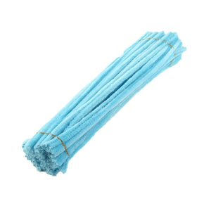 50 Fils chenille 30 cm mat ou brillant ou phosphorescent