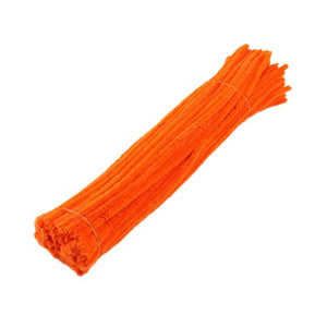 50 Fils chenille 30 cm mat ou brillant ou phosphorescent