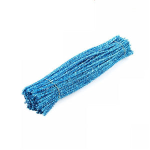 50 Fils chenille 30 cm mat ou brillant ou phosphorescent