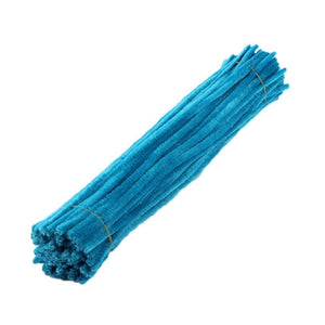 50 Fils chenille 30 cm mat ou brillant ou phosphorescent