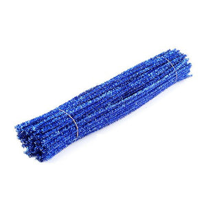 50 Fils chenille 30 cm mat ou brillant ou phosphorescent