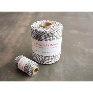 Fil Baker's Twine bicolore 100% coton 150 mètres 6 couleurs