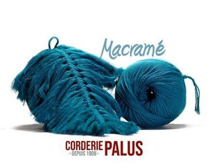 Corde coton macramé 100 m X 3 mm 2 couleurs