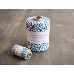 Fil Baker's Twine bicolore 100% coton 150 mètres 6 couleurs