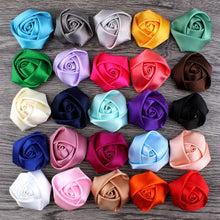 Charger l&#39;image dans la galerie, Lot de 10 mini roses en soie 3,5 cm/32 couleurs.
