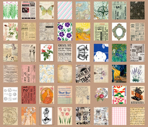Bloc de 365 feuilles assorties thème artistique 4 cm X 5 cm/10 modèles