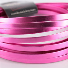 Charger l&#39;image dans la galerie, Fil aluminium plat de diamètre 5.5 mm bobine de 5 m 2 couleurs
