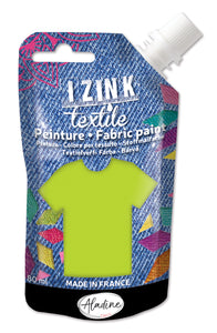 Izink peinture textile Aladine 80 ml/10 couleurs